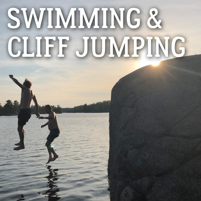 Swimming and Cliff Jumping at the Toque